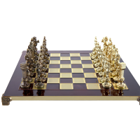 Шахматный набор Ренессанс, латунь, размер фигурок 8.3 см