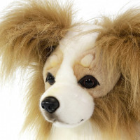 Мягкая игрушка Собака породы папийон, 41 см