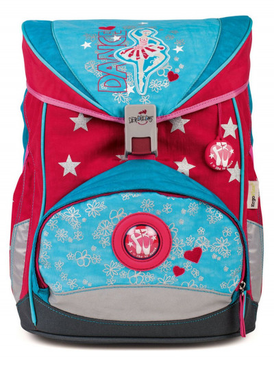 Ранец школьный DerDieDas ErgoFlex "Балерина" 800 г, с наполнением