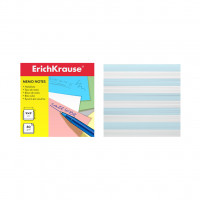 Бумага для заметок ErichKrause®, 90x90x90 мм, 2 цвета: белый, голубой