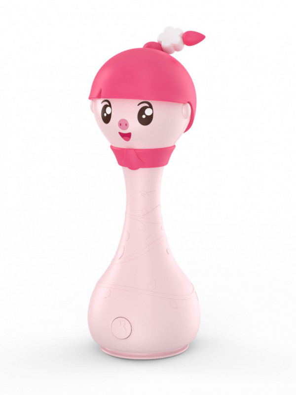 Интерактивная музыкальная игрушка alilo Малышарики Нюшенька R1 розовый