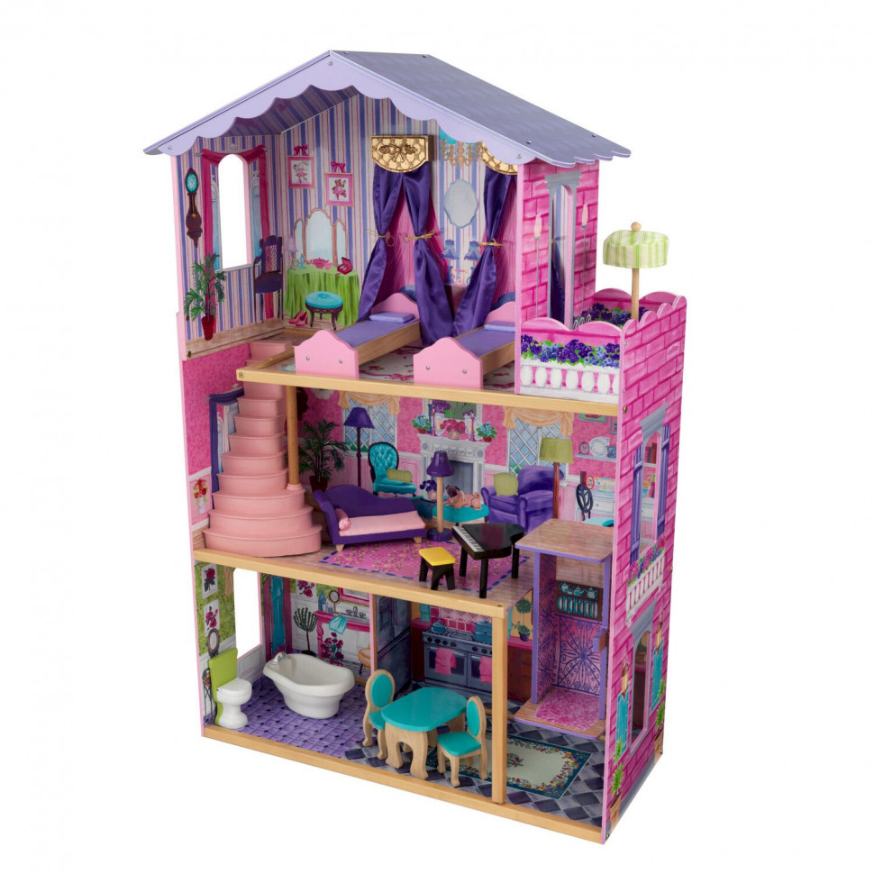 Кукольный домик для Барби особняк мечты kidkraft