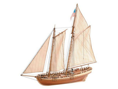 Сборная деревянная модель корабля VIRGINIA AMERICAN SCHOONER, 1/41