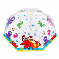Зонт-трость детский Подводный мир, 46 см