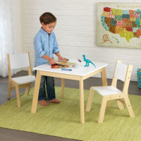 Детский игровой набор стол и 2 стула "Модерн", цв. Белый