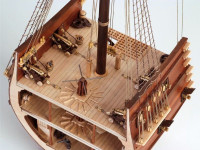 Сборная деревянная модель корабля SAN FRANCISCO'S CROSS SECTION, 1/50