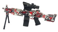 Пулемет игрушка M249 Mini стреляющий орбизами FK972-Red
