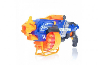 Автомат BlazeStorm с Мягкими МЕГАпулями на Батарейках