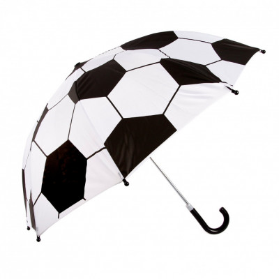 Зонт-трость детский Футбол, 46 см, полуавтомат
