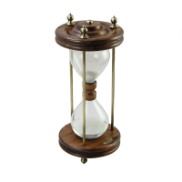 Часы песочные, латунь, размер 13x32 см