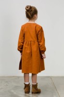 Платье для девочки Диана NÖLEBIRD,  цвет горчичный