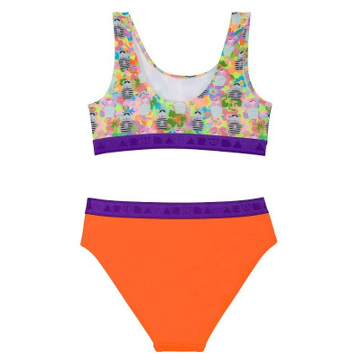 Купальник трикотажный для детей Матрешки, оранжевый