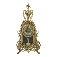 Часы "Библо" с маятником каминные, "золото"