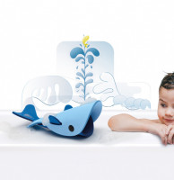 Мягкий 3D конструктор для игры в ванне Quutopia. Глубоководные киты, 3 эл