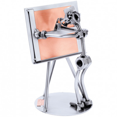 Фигурка из металла Архитектор, высота 17 см (A)