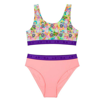 Купальник трикотажный для детей Матрешки, розовый