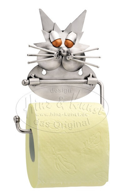 Кот держатель для туалетной бумаги, высота 17 см (A)