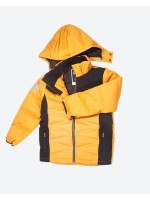 Детская утепленная куртка Lindberg желтого цвета, размер 150 см
