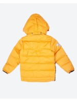 Детская утепленная куртка Lindberg желтого цвета, размер 150 см