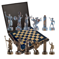 Шахматы подарочные "Троянская война", размер 36x36x3 см, высота фигурок 6.5 см