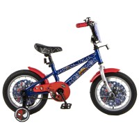 Детский велосипед хардтейл 14" Marvel Человек-Паук синий/красный ВН14211