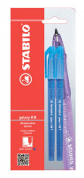 Шариковая ручка Stabilo Galaxy 818, цвет чернил синий, 2 шт в блистере
