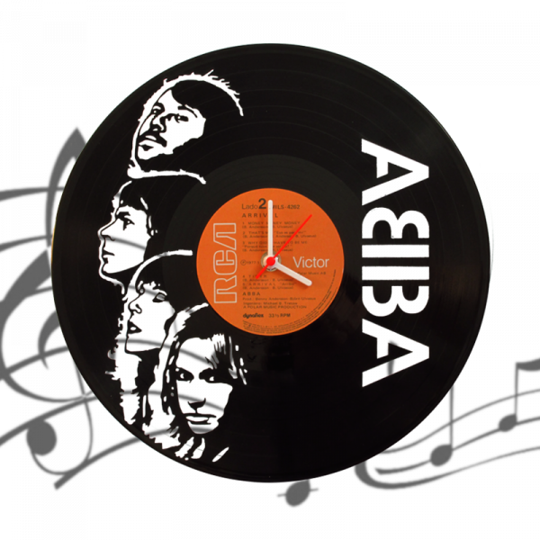 Часы  виниловая грампластинка "ABBA"