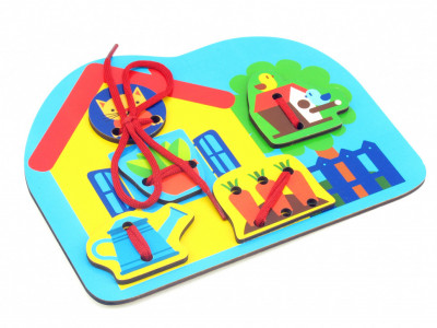 Игровой набор Шнуровка Дом