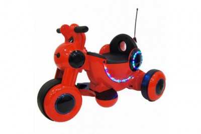 Электромотоцикл, цвет красный