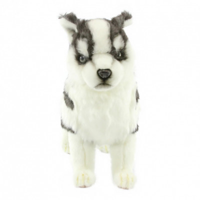 Мягкая игрушка Щенок Хаски стоящий, 43 см