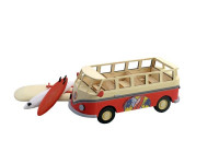 Собранная деревянная модель автомобиля SURFER'S VAN BUILT