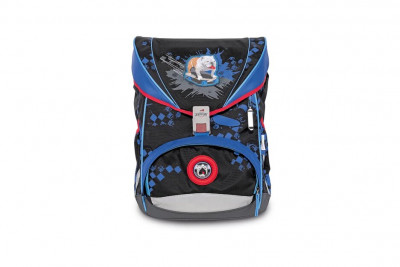 Ранец школьный DerDieDas ErgoFlex "Пес на скейте" 800 г, с наполнением