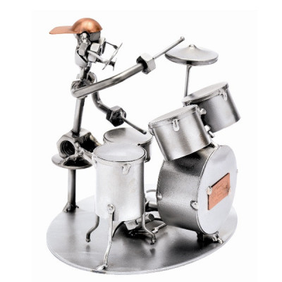 Фигурка из металла Барабанщик, высота 15 см (B)