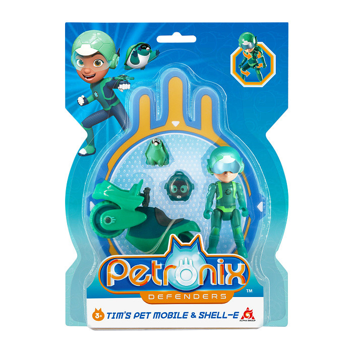 Петроникс. Игровой набор пэтмобиль и фигурка героя Тима. Petronix