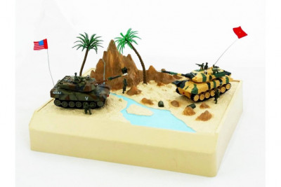 Радиоуправляемый мини танковый бой 9819