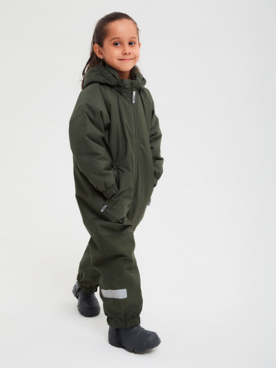 Детский комбинезон BJÖRKA, цвет темно-зеленый