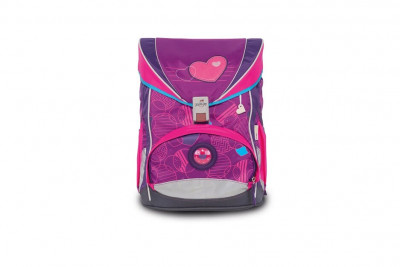 Ранец школьный DerDieDas ErgoFlex "Бархатное сердце" 800 г, с напол...