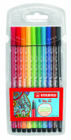 Набор фломастеров Stabilo Pen 68 10 цветов, пластиковый футляр