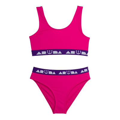 Купальник трикотажный для детей Фуксия