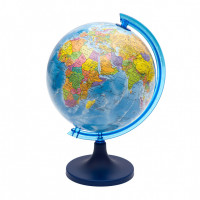 Интерактивный политический глобус в красочной подарочной упаковке, Диэмби, диаметр 16 см