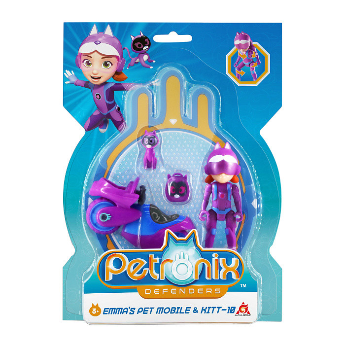 Игрушки Петроникс. Игровой набор пэтмобиль и фигурка героя Эммы.