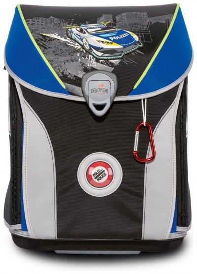 Ранец школьный DerDieDas ErgoFlex Max "Супер скорость" 950 г, с нап...