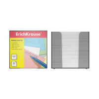 Бумага для заметок ErichKrause®, 90x90x90 мм, белый, в пластиковой подставке