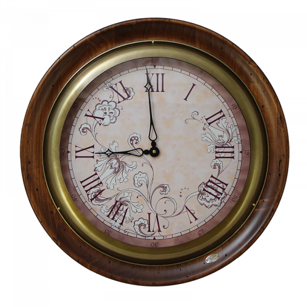 Часы настенные классические, размер d 50 d 35 см, Италия