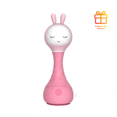 Музыкальная игрушка Зайка alilo R1 розовый