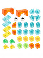 Детский магнитный конструктор Кубики-глазастики 34 детали