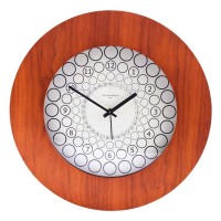 Часы настенные круглые, вишня, диаметр циферблата  50 см