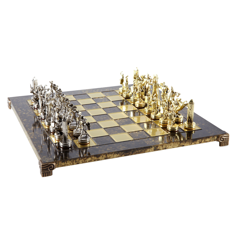 Шахматный набор Троянская война, размер 36x36x3, высота 6.5 см