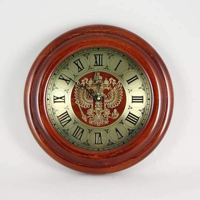 Часы настенные с гербом России