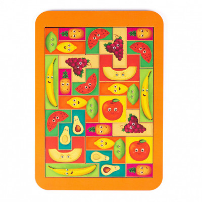 Развивающий деревянный игровой набор Фрукты